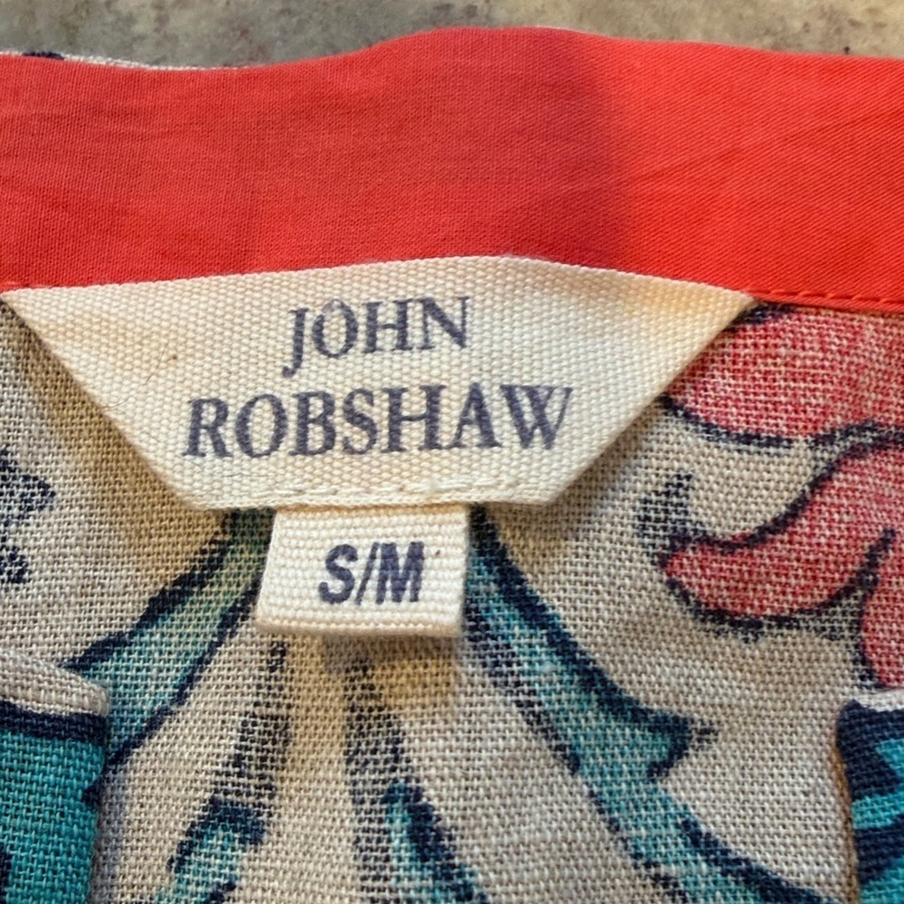 John Robshaw Printed Tunic Dress S/M – Colorful Boho Cotton Shift. Like new! - Picture 2 of 8